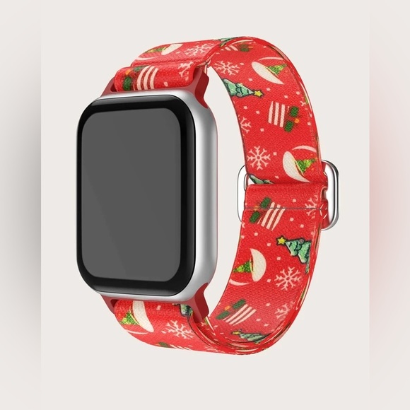 New Christmas Element Replacement Watchband Compatible With IWatch Series - Picture 3 of 9